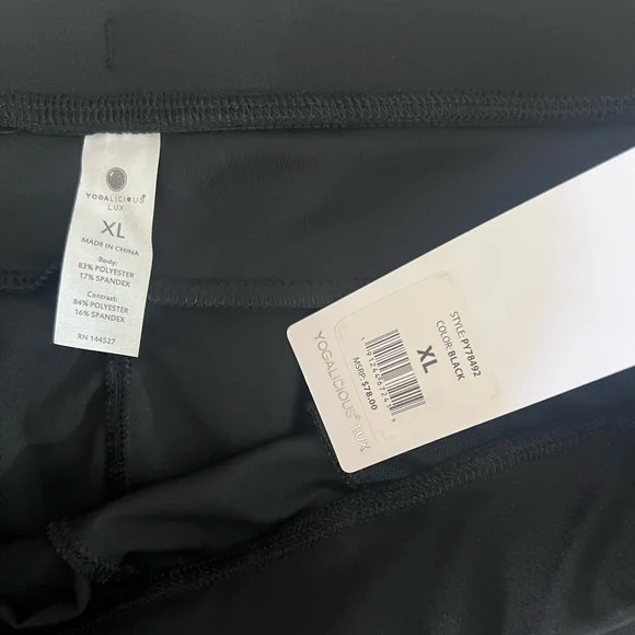 Yogalicous Womens Lux Jogger & Under Armour Velocity Twist Top, Size 1X